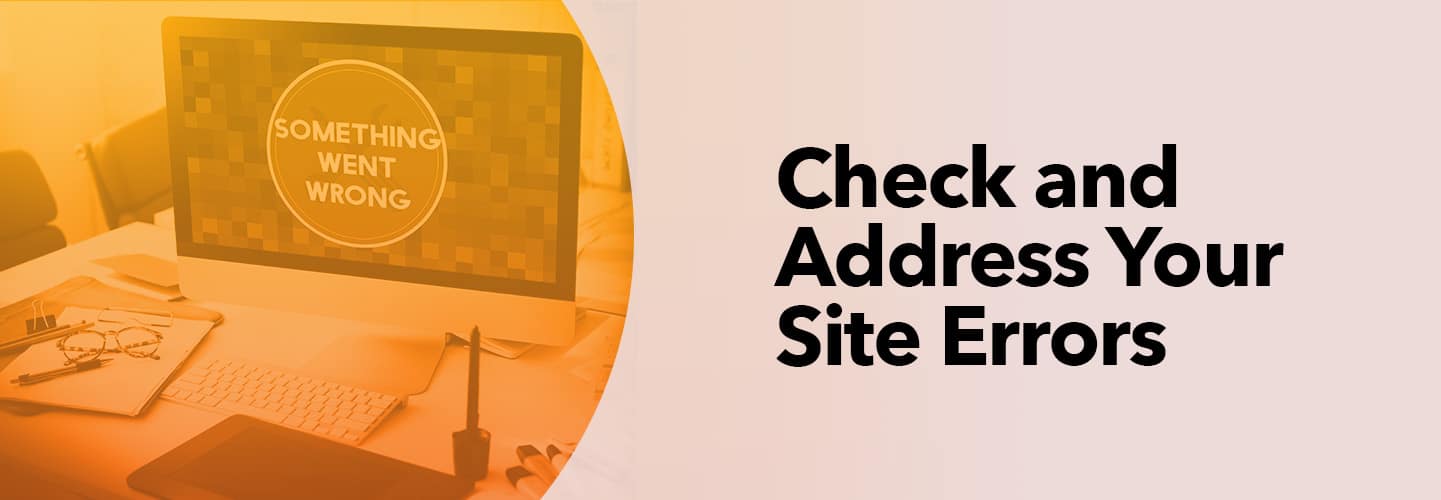 Check and Address Your Site Errors