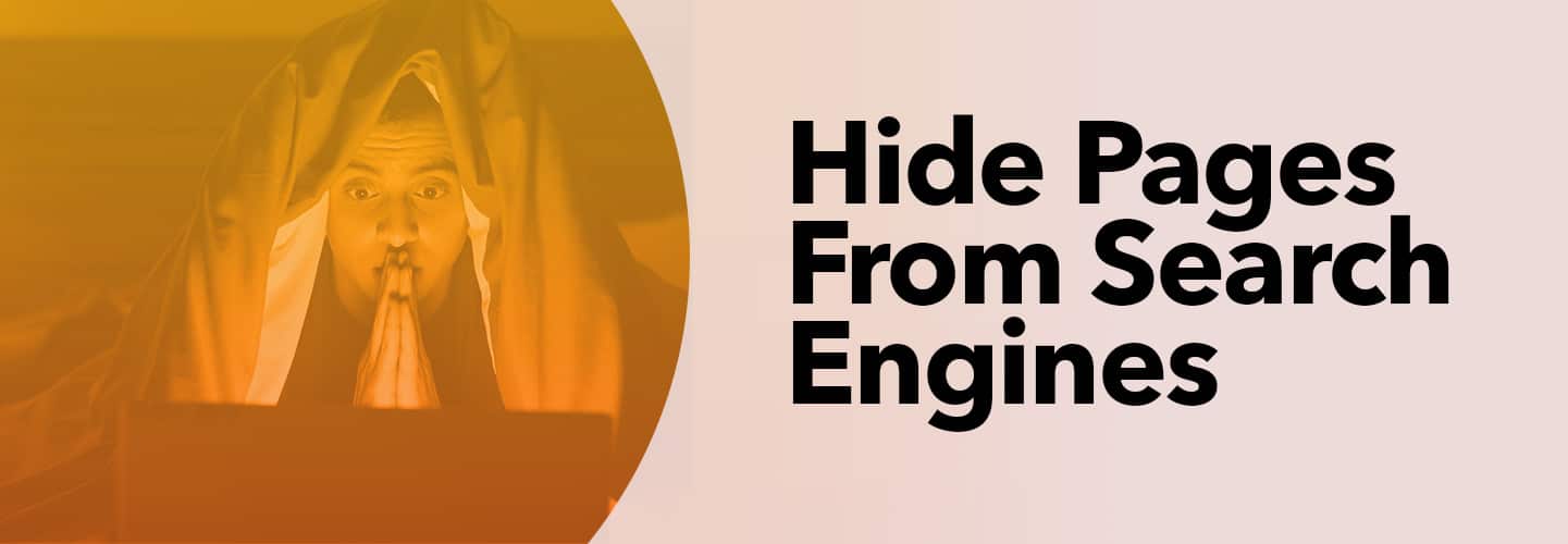 Hide Pages From Search Engines